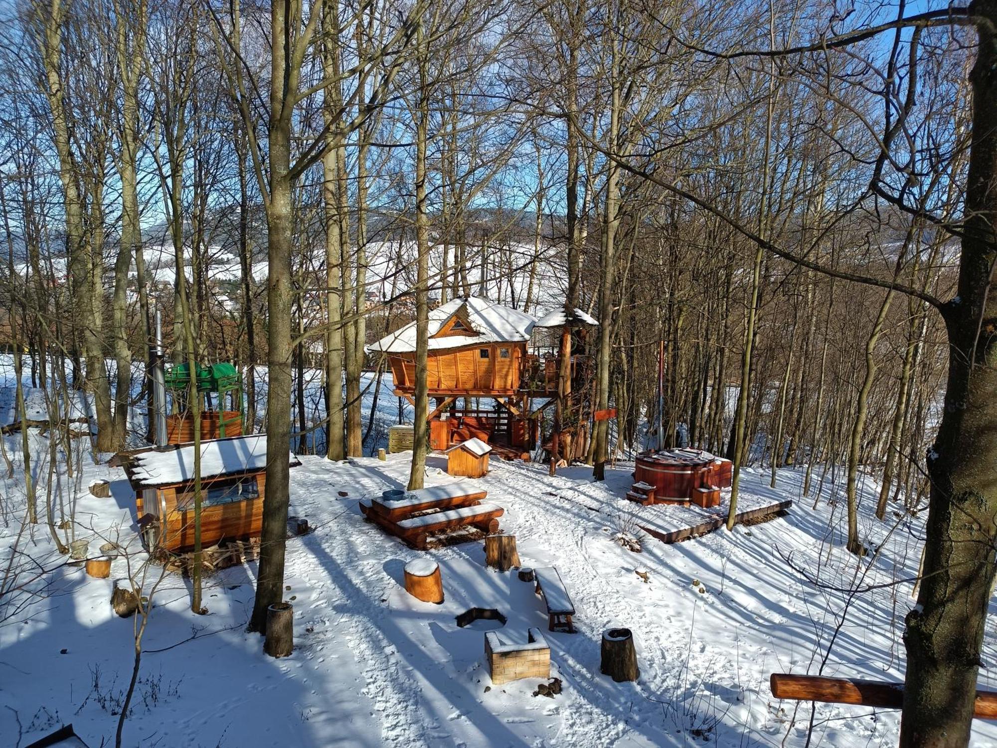 Treehous Sneznik S Wellness Hotel Dolni Morava Exterior photo